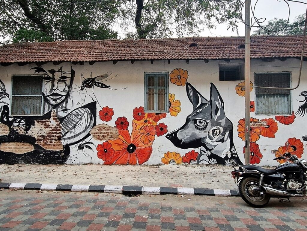 Fort Kochi - muraaleja ja graffiteja siirtomaa-ajan satamakaupungissa