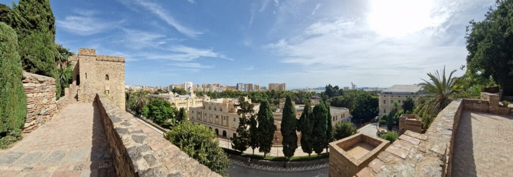 Alcazaba Málaga - Kohti avaraa maailmaa